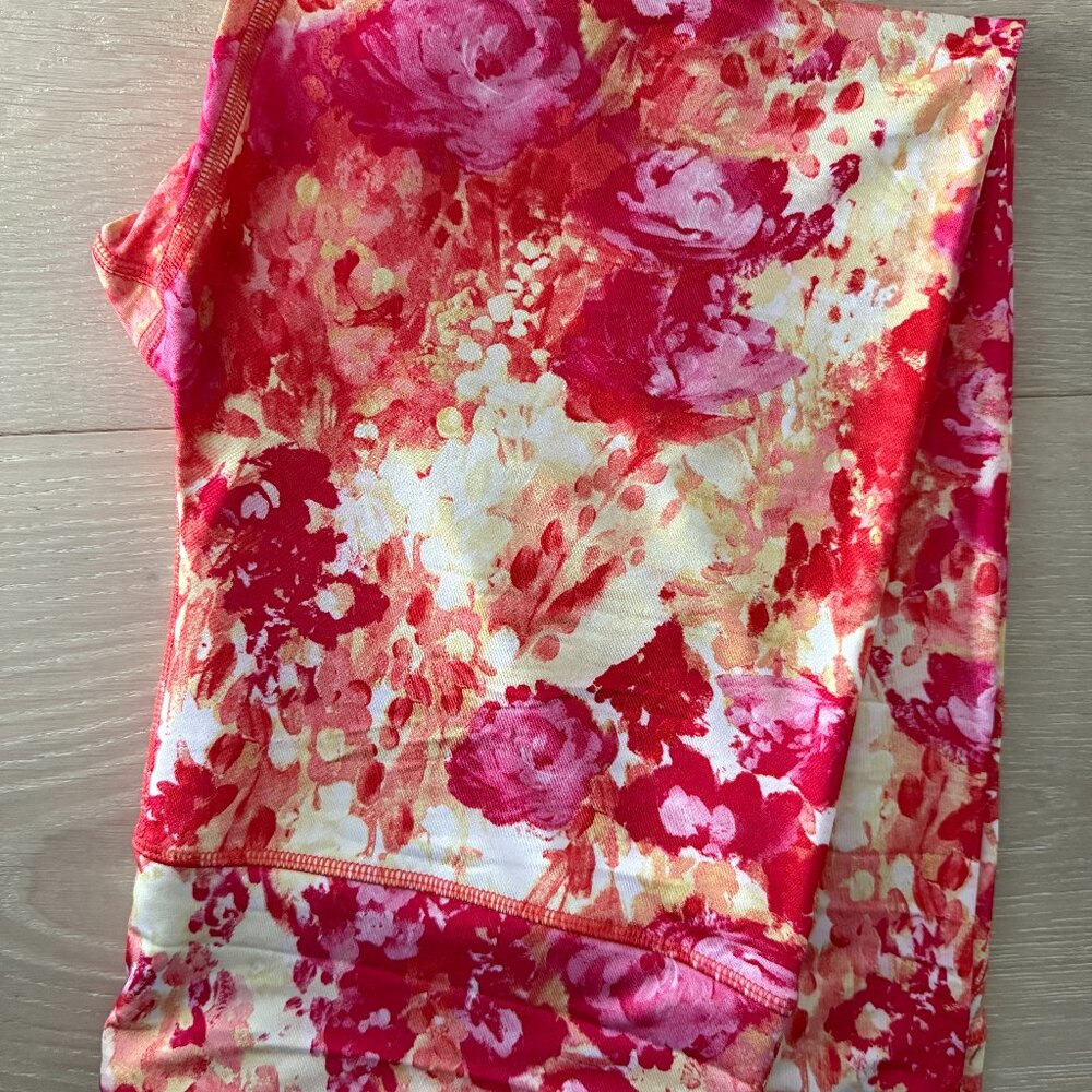 90 Degrees Bright Floral Yoga Pant Size XL
